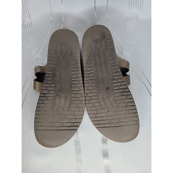 2 Pairs of Mephisto EU Size 39 US 8.5 - 9 Strappy Sandals Brown Silver Black - Picture 12 of 13
